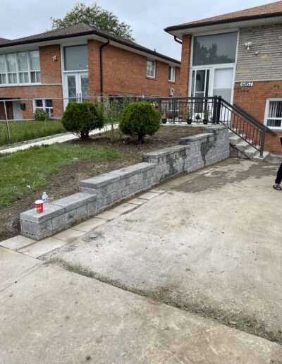 Innova Property Services Retaining Wall